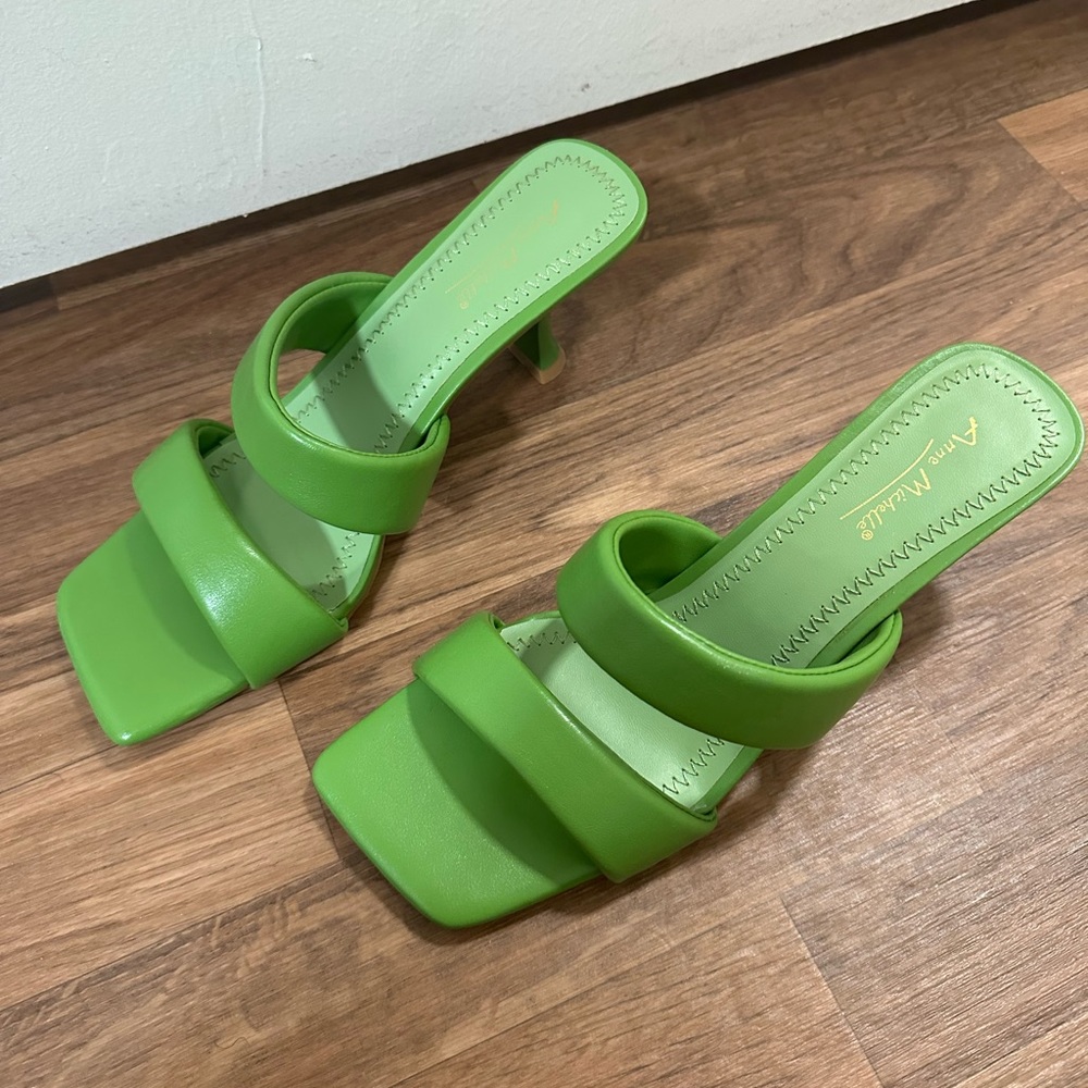 Short Green Heels/Sandals